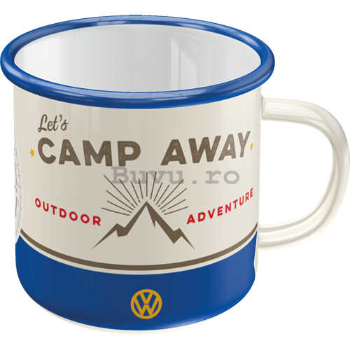 Cană metalică - Volkswagen Let's Camp Away