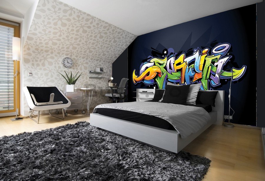 Fototapet vlies: Graffiti (4) - 184x254 cm