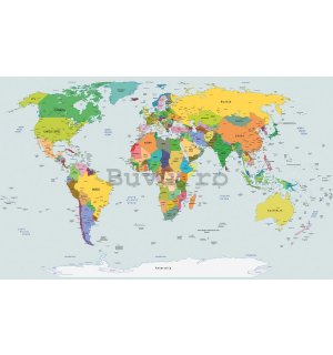 Fototapet vlies: Harta lumii (2) - 184x254 cm