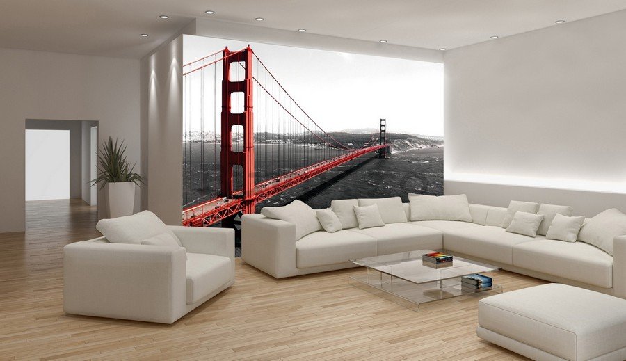 Fototapet: Golden Gate Bridge (1) - 104x152,5 cm