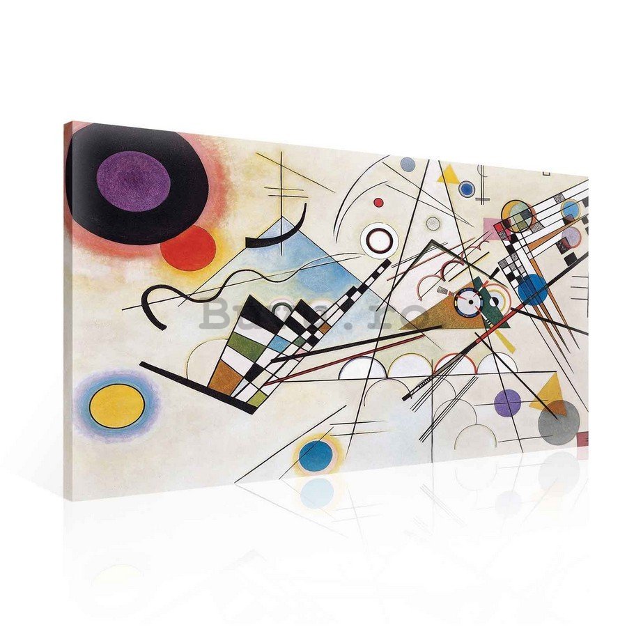Tablou canvas: Composition 8, Vasilij Kandinskij - 75x100 cm