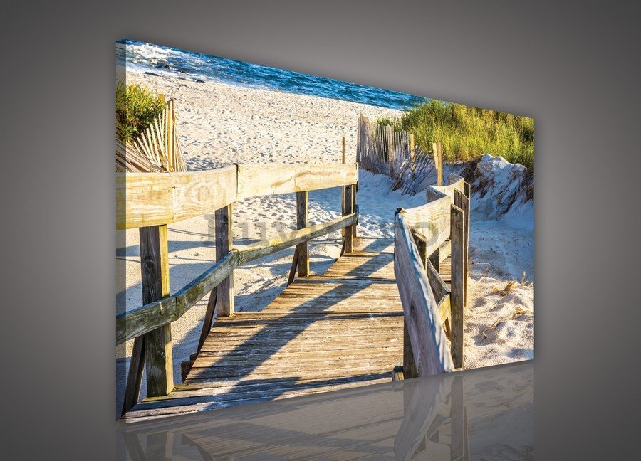 Tablou canvas: Drum spre plajă (5) - 75x100 cm