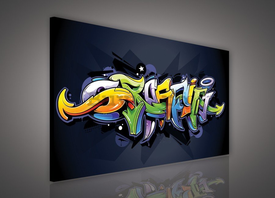 Tablou canvas: Graffiti (4) - 75x100 cm