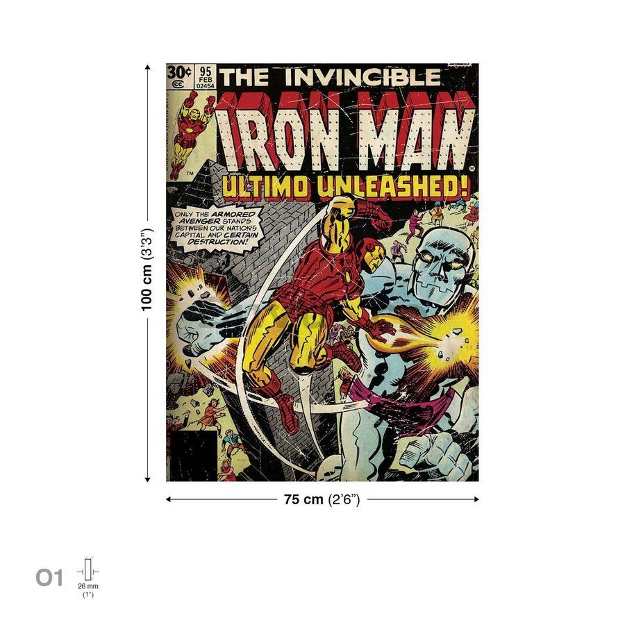 Tablou canvas: Iron Man (comics) - 75x100 cm