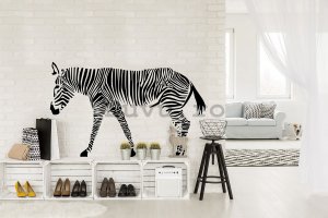 Abțibild pentru perete - Zebra (2)