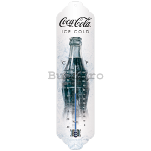 Termometru retro - Coca-Cola Ice White