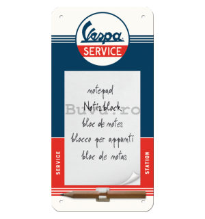 Bloc pentru notițe - Vespa Service