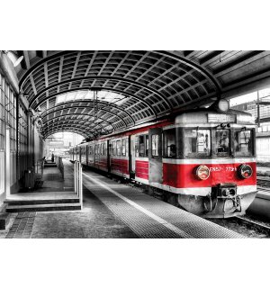 Fototapet vlies: Metrou vechi (color) - 184x254 cm