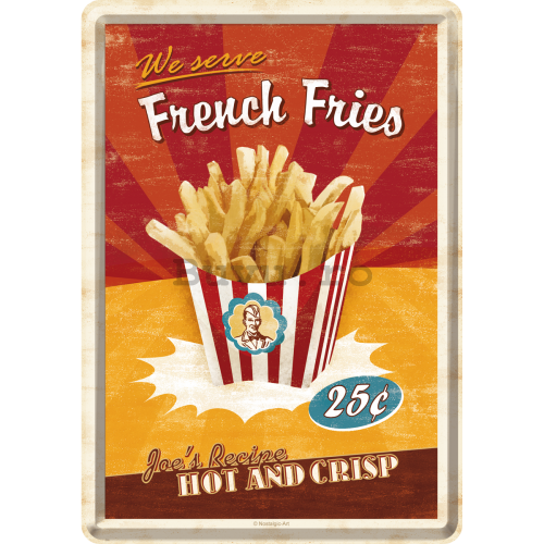 Ilustrată metalică - French Fries