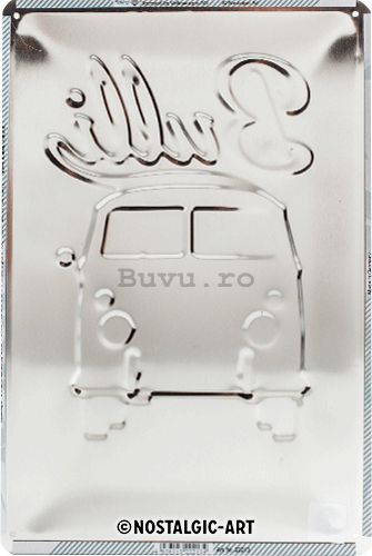 Placă metalică: VW Bulli - 30x20 cm