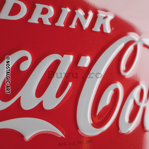 Placă metalică - Coca-Cola (ospătăriță)