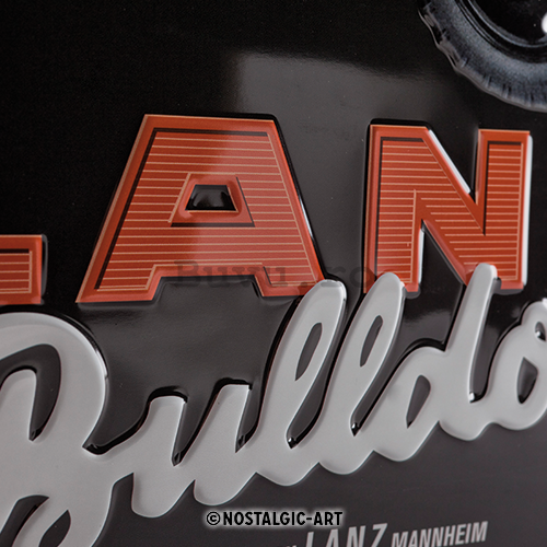 Placă metalică - LANZ Bulldog