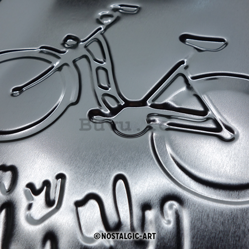Placă metalică: Bicycle (Freedom Machine) - 30x20 cm