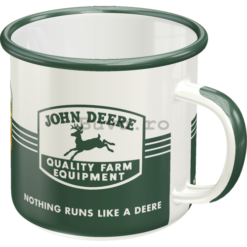 Cană metalică - John Deere  (Quality Farm Equipment)