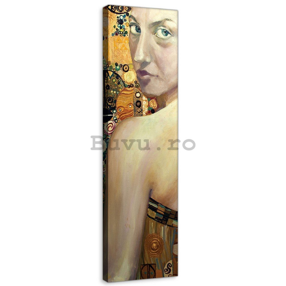 Tablou canvas: Frumusețe (pictura în ulei) - 145x45 cm