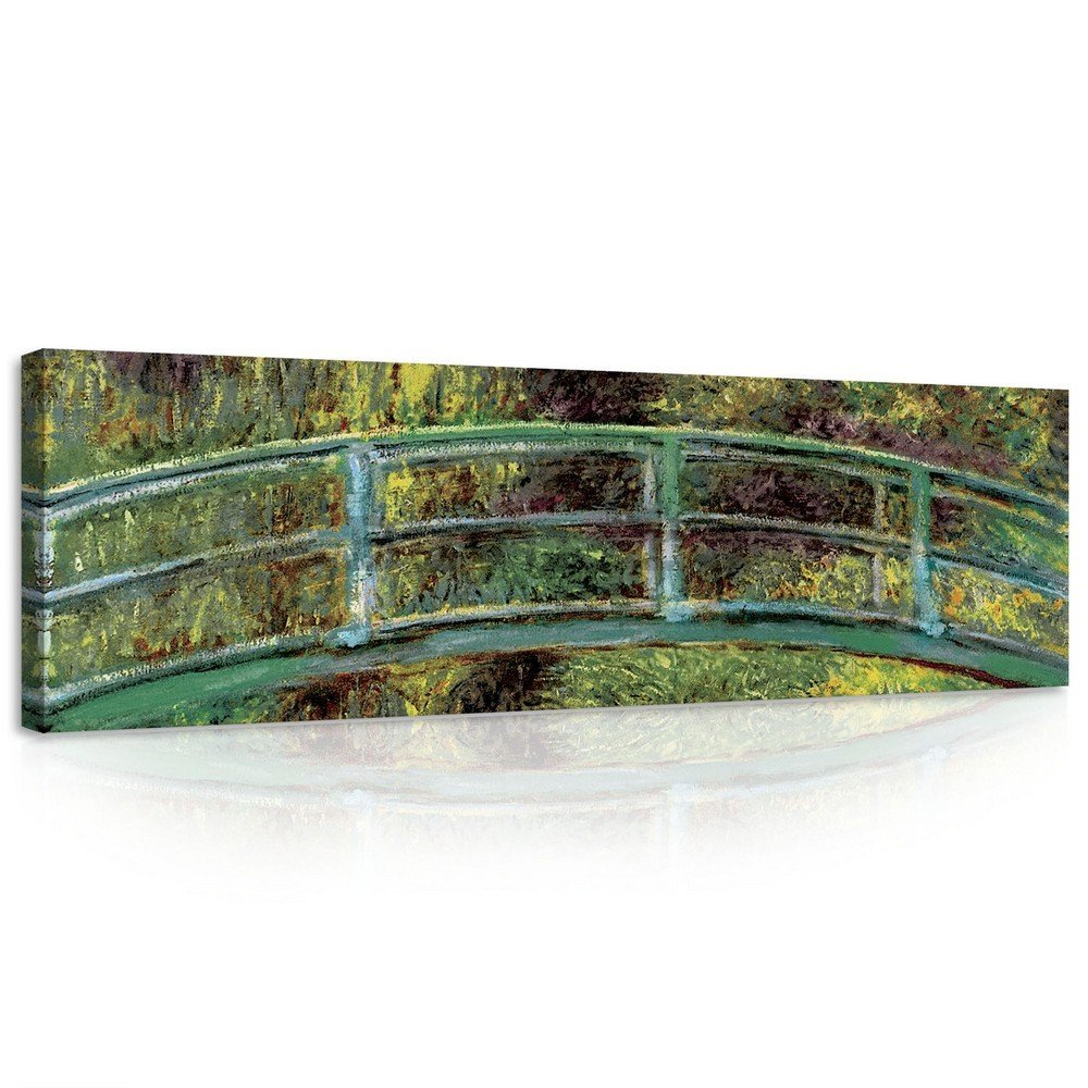 Tablou canvas: Nuferi, Claude Monet - 145x45 cm