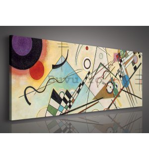 Tablou canvas: Composition 8, Vasilij Kandinskij - 145x45 cm