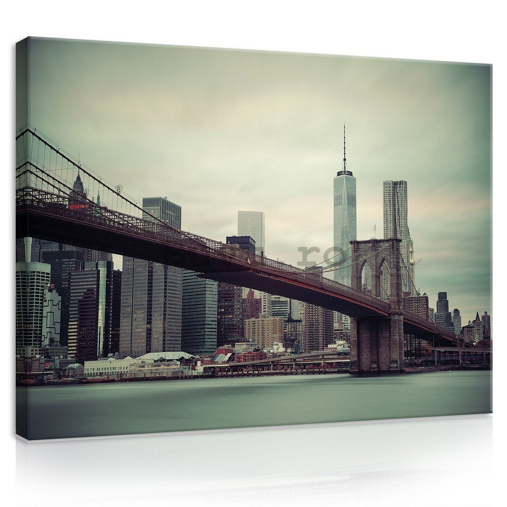 Tablou canvas: Brooklyn Bridge (2) - 75x100 cm