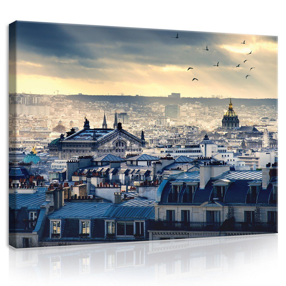 Tablou canvas: Vedere la Paris - 75x100 cm