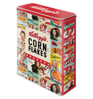 Cutie metalică XL - Kellogg's Corn Flakes (Collage)