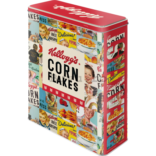 Cutie metalică XL - Kellogg's Corn Flakes (Collage)