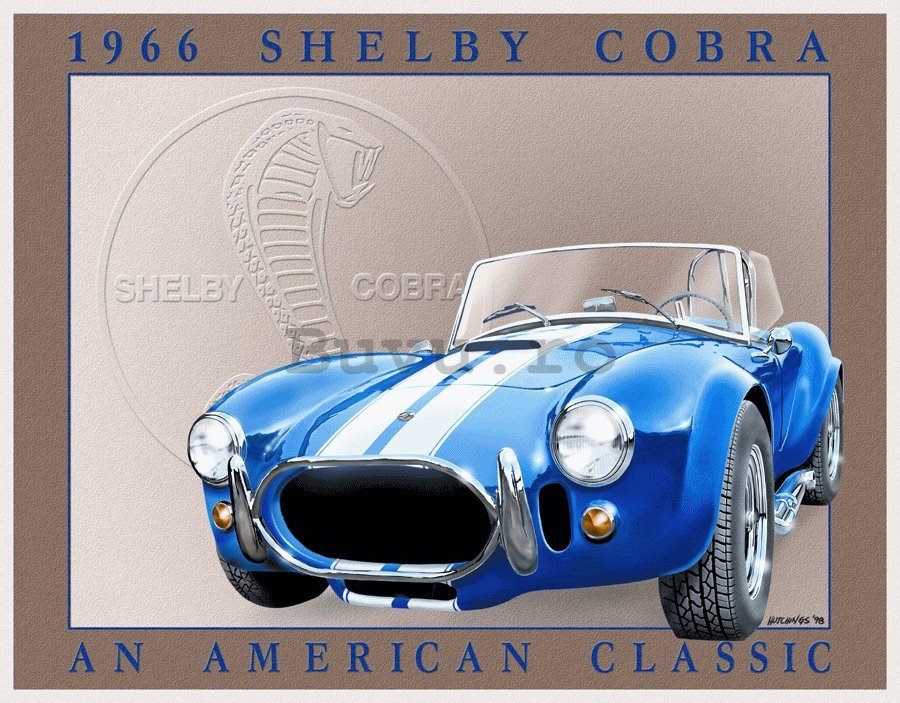 Placă metalică - Shelby Cobra (1)