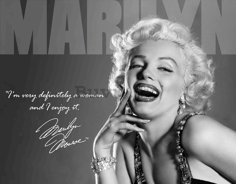 Placă metalică - Marilyn Monroe (Definately)