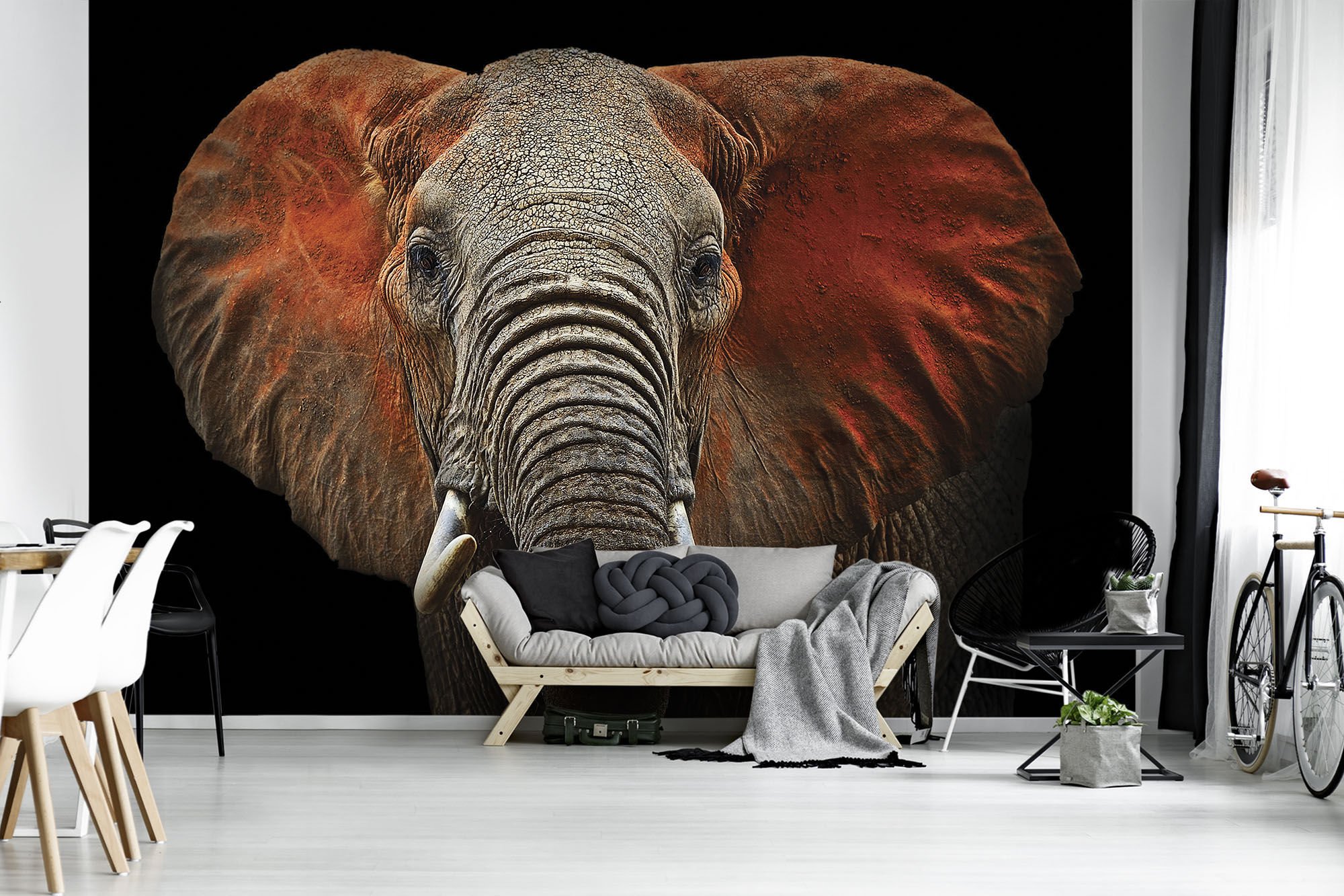 Fototapet: Elefant (detaliu) - 184x254 cm