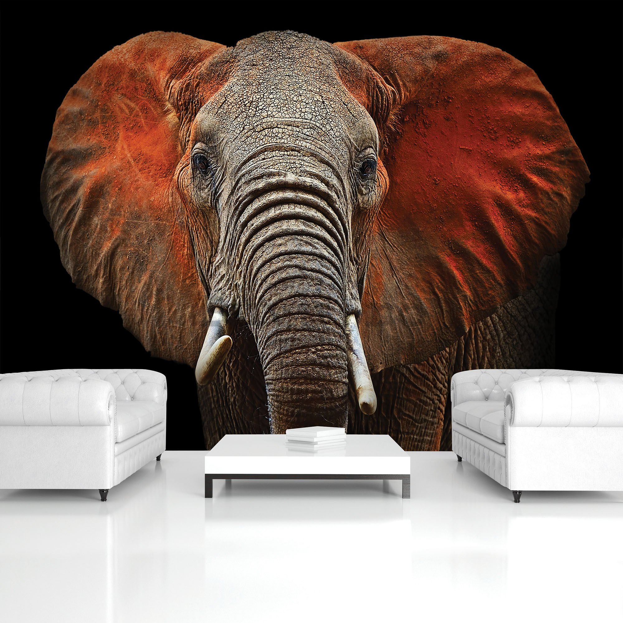Fototapet vlies: Elefant (detaliu) - 184x254 cm