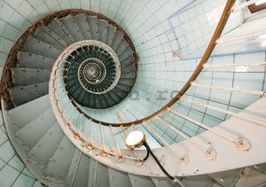 Fototapet: Scară spiralată (1) - 254x368 cm