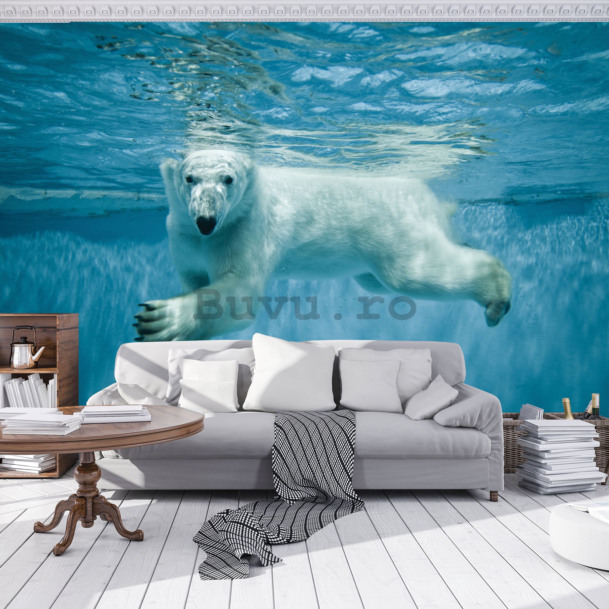 Fototapet vlies: Polar Bear (1) - 254x368 cm