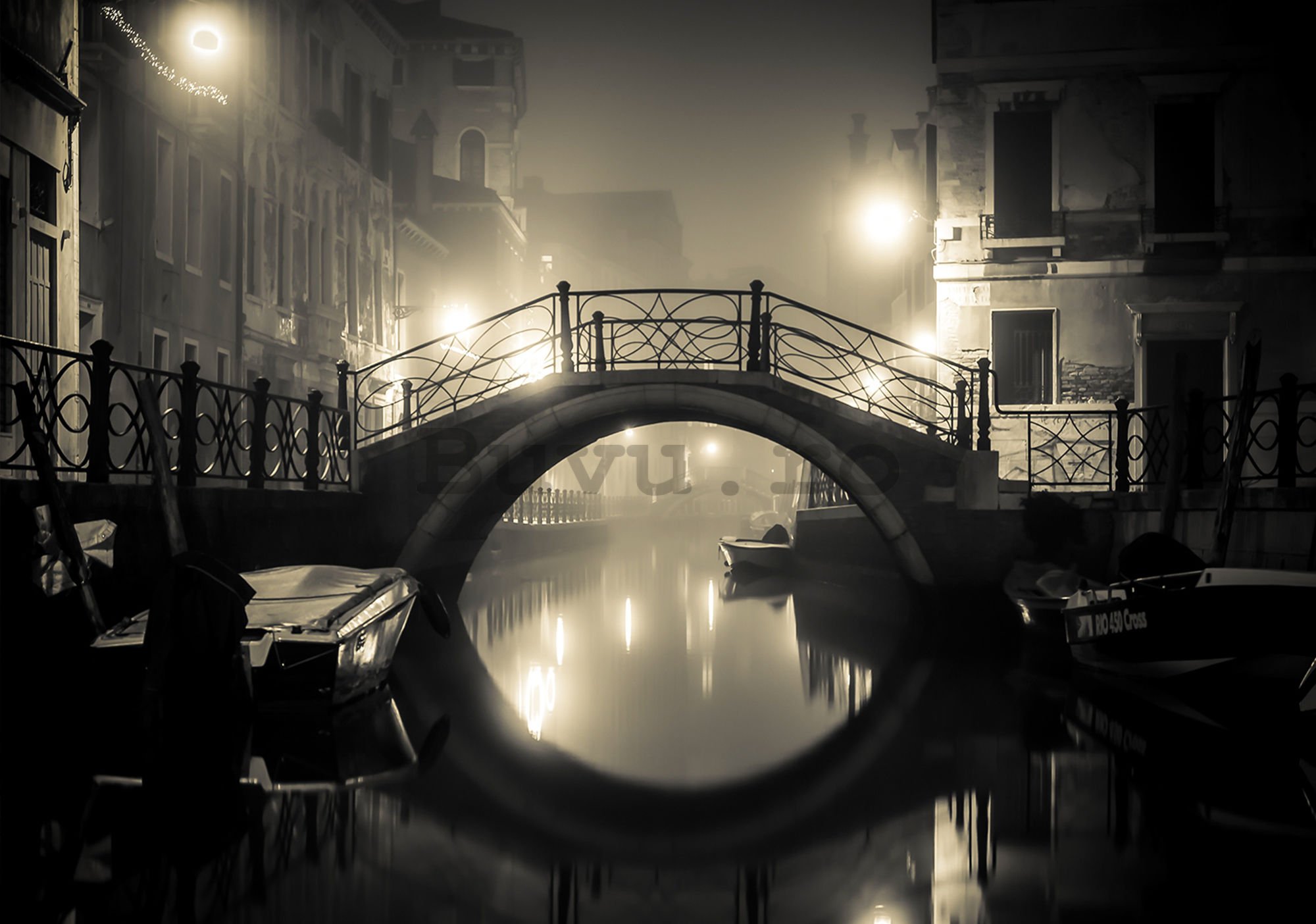 Fototapet vlies: Veneția (noapte) - 254x368 cm