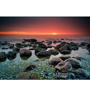 Fototapet: Pietre pe plaja (1) - 184x254 cm