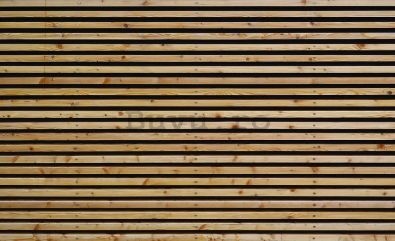 Fototapet: Ziduri despărțitoare le lemn (1) - 184x254 cm