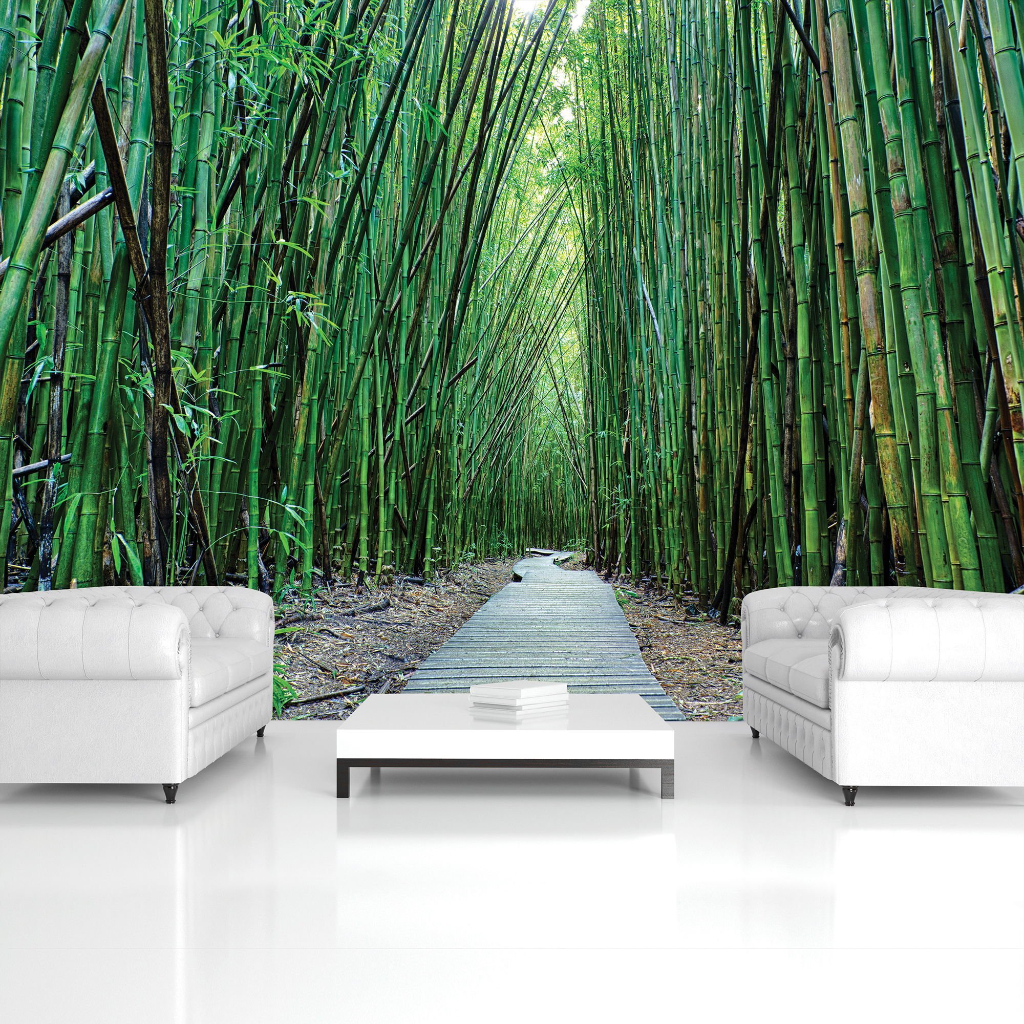 Fototapet: Pădure de bambus (2) - 254x368 cm