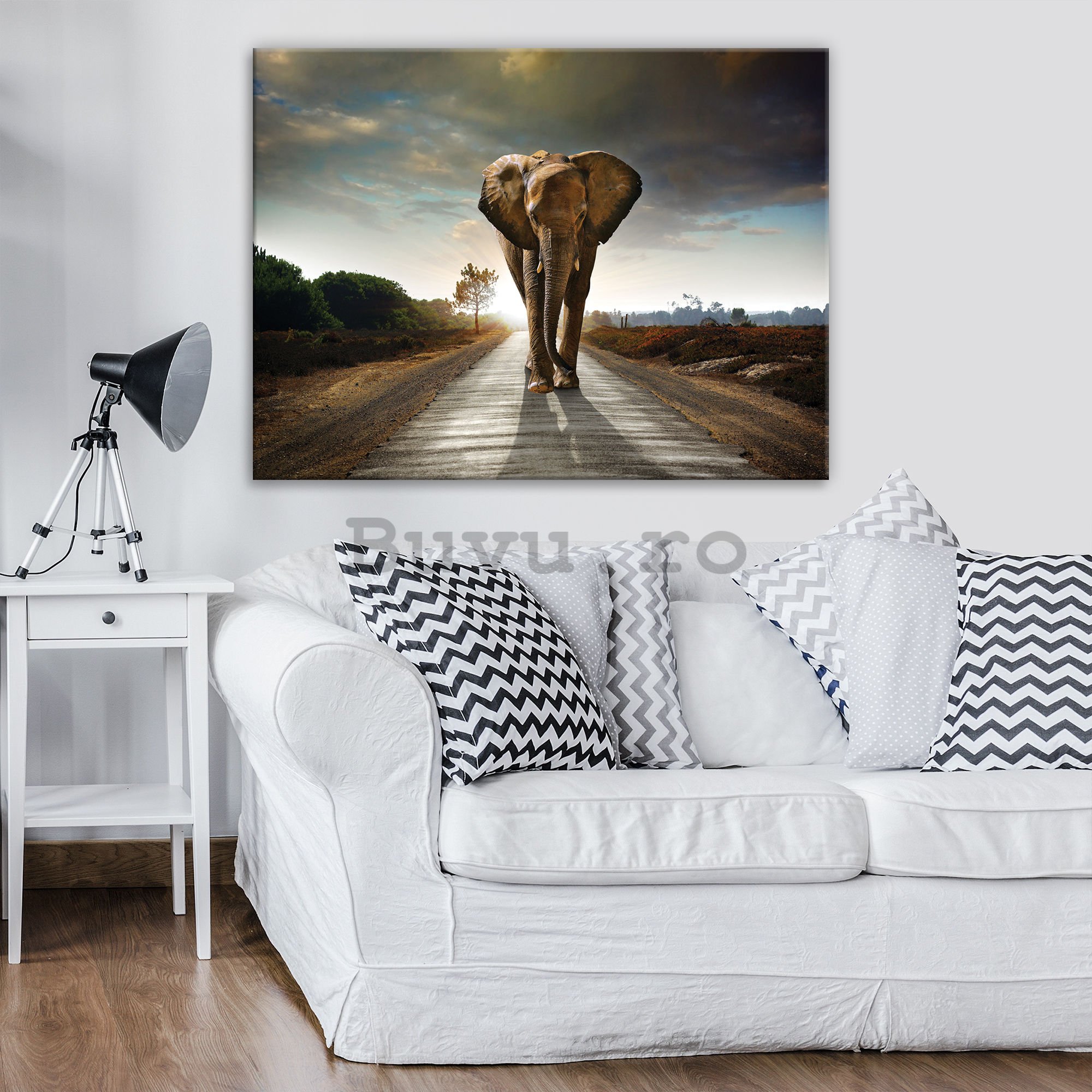 Tablou canvas: Elefant (4) - 75x100 cm