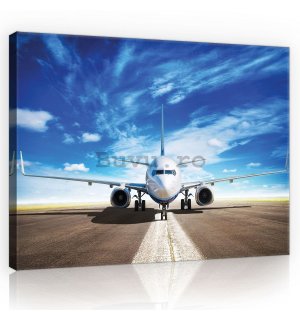 Tablou canvas: Avion cu reacție - 75x100 cm