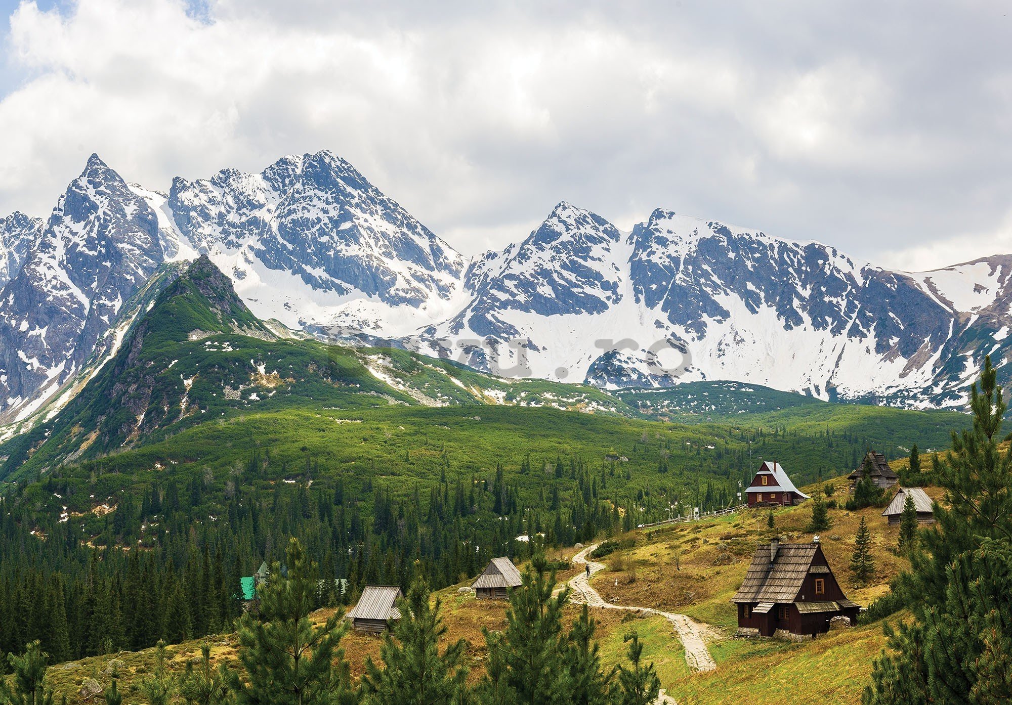 Fototapet vlies: Munții Tatra (1) - 416x254 cm