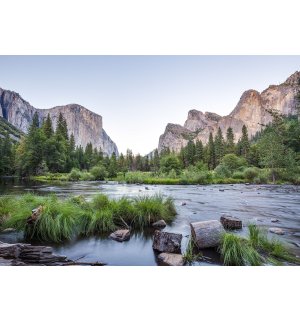 Fototapet vlies: Yosemite Valley - 416x254 cm
