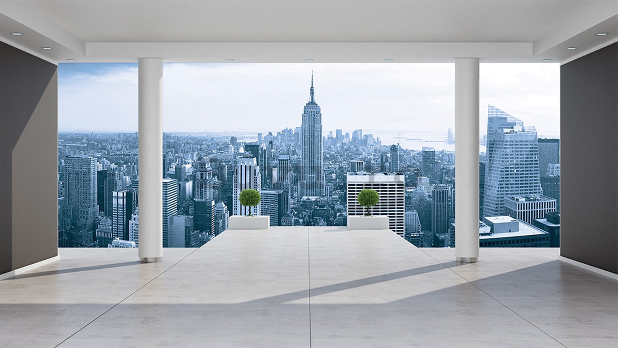 Fototapet vlies: Perspectivă Manhattan (Terasă) - 416x254 cm