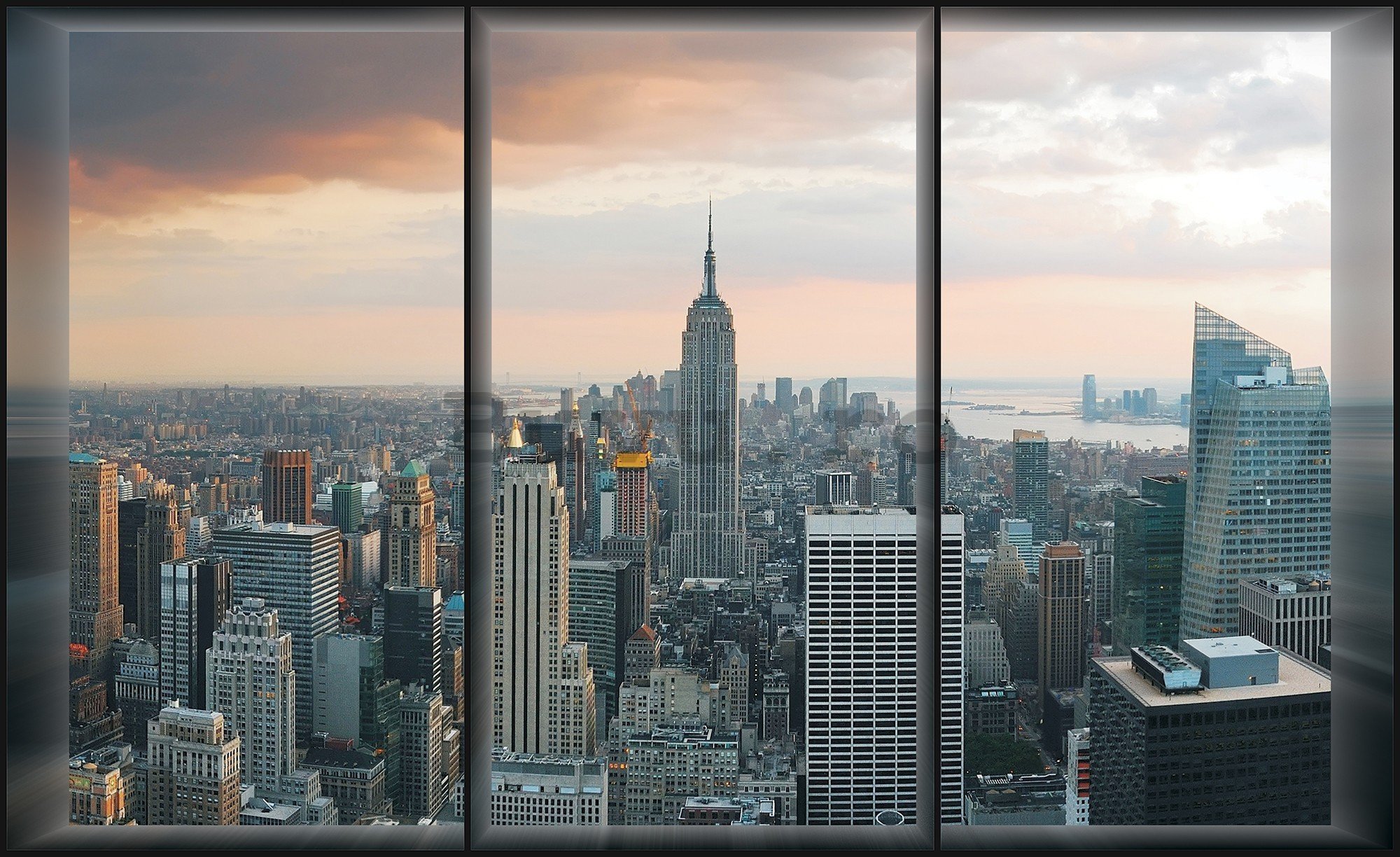 Fototapet vlies: Vedere Manhattan, de la fereastră - 416x254 cm