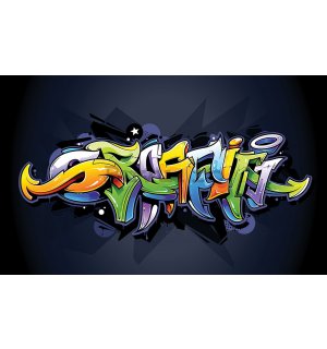 Fototapet vlies: Graffiti (4) - 416x254 cm