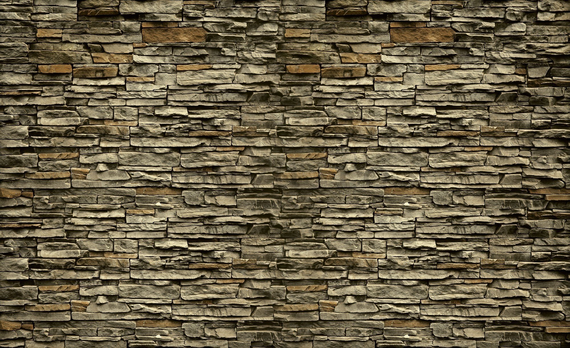 Fototapet vlies: Zid de piatră (4) - 416x254 cm
