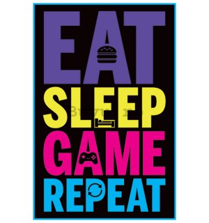 Poster - Eat, Sleep Game, Repeat