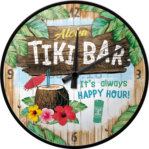 Ceas retro - Tiki Bar