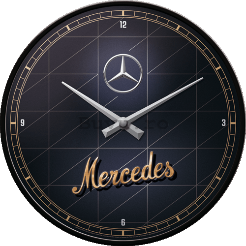 Ceas retro - Mercedes-Benz (Silver & Gold)