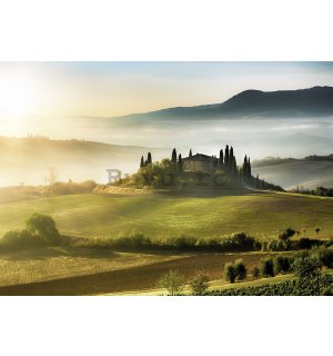 Fototapet vlies: Tuscany Hill - 254x368 cm