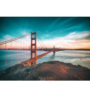 Fototapet vlies: Podul San Francisco - 184x254 cm
