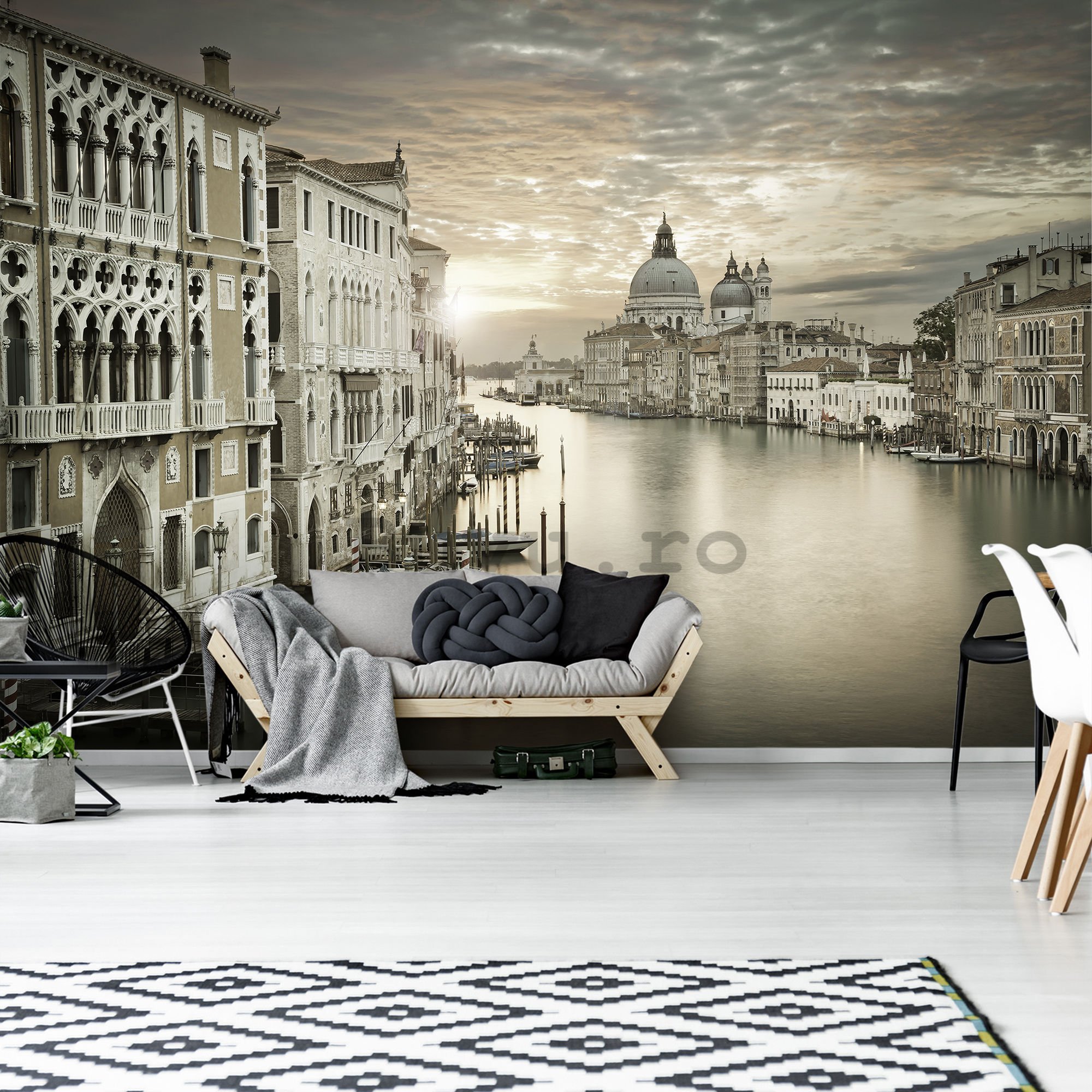 Fototapet vlies: Amurg în Veneția - 416x254 cm