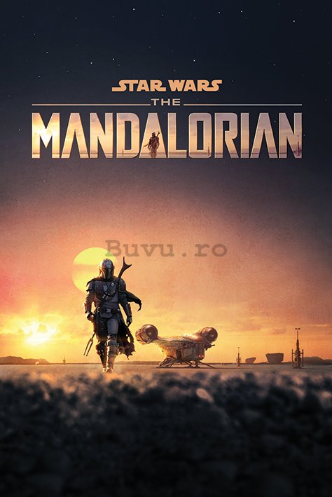 Poster - Star Wars: The Mandalorian (Dusk)